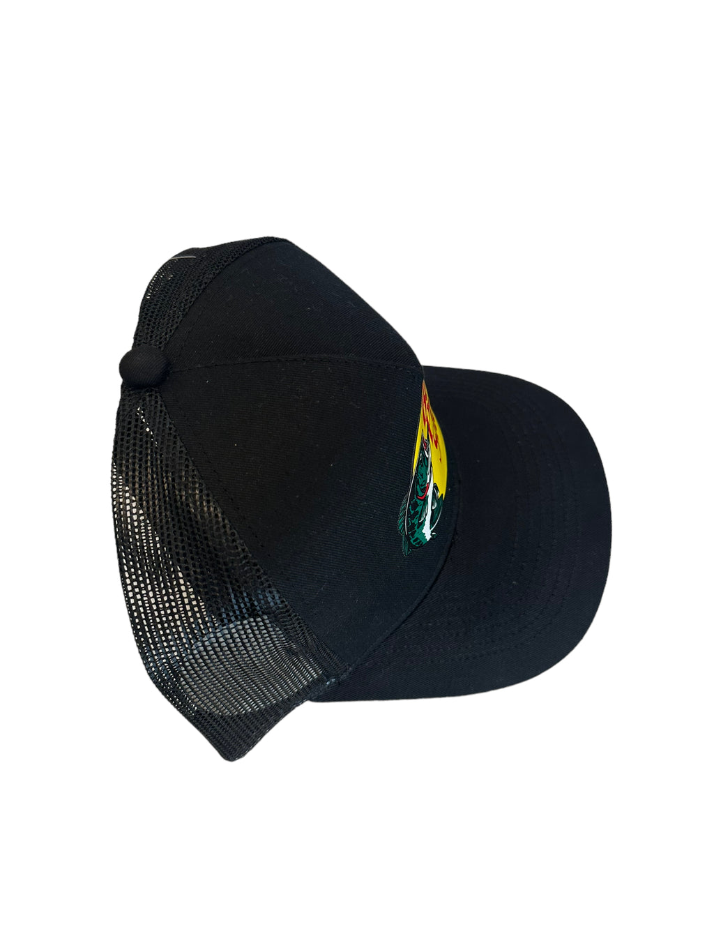Black Mesh Trucker Hat Adjustable New With Tags