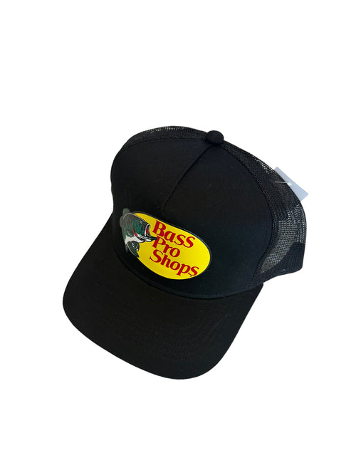 Black Mesh Trucker Hat Adjustable New With Tags